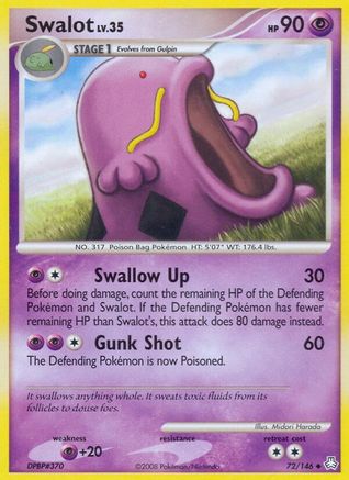 Swalot  - Reverse Holofoil Legends Awakened - Uncommon