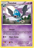 Swoobat  - Reverse Holofoil Black and White - Uncommon