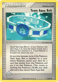 Team Aqua Belt  - Reverse Holofoil Team Magma vs Team Aqua - Uncommon
