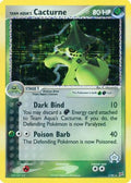 Team Aqua's Cacturne  - Holofoil Team Magma vs Team Aqua - Holo Rare