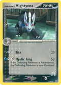 Team Aqua's Mightyena - 15/95/95  - Reverse Holofoil Team Magma vs Team Aqua - Rare