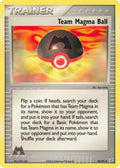 Team Magma Ball  Team Magma vs Team Aqua - Uncommon