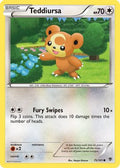 Teddiursa 075  - Reverse Holofoil Plasma Blast - Common