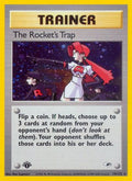 The Rocket's Trap 019  - 1st Edition Holofoil Gym Heroes - Holo Rare
