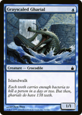 Grayscaled Gharial (RAV-052) - Ravnica: City of Guilds Foil