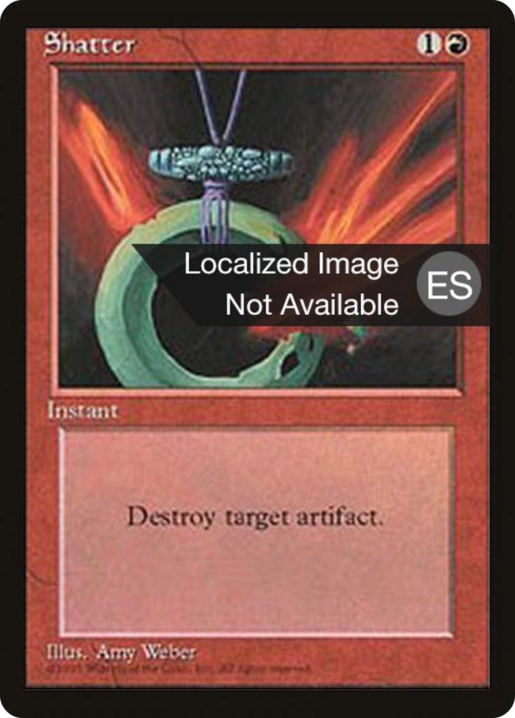 Shatter (4BB-) - Fourth Edition Foreign Black Border