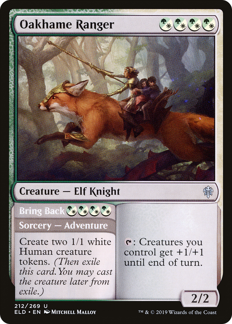 Oakhame Ranger (ELD-212) - Throne of Eldraine Foil