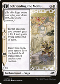 Befriending the Moths (NEO-004) - Kamigawa: Neon Dynasty: (fandfc, enchantment) Foil
