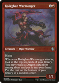 Kolaghan Warmonger (MAT-117) - March of the Machine: The Aftermath Etched Foil