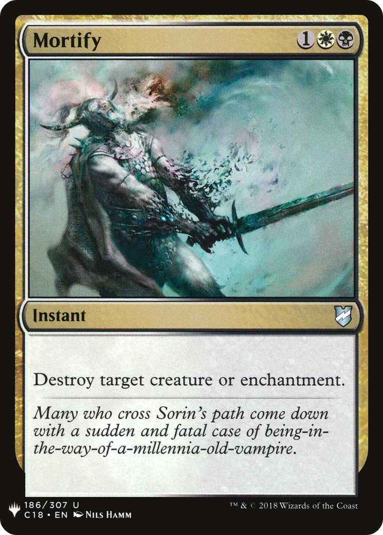 Mortify (C18) (LIST-186) - The List