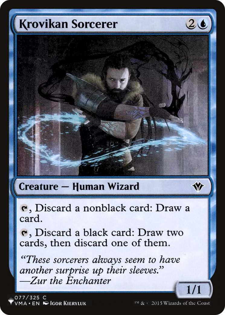 Krovikan Sorcerer (LIST-077/325) - The List