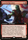 Coercive Recruiter (Extended Art) (CMR-662) - Commander Legends: (Extended Art) Foil