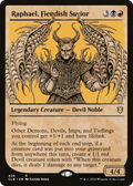Raphael, Fiendish Savior (Showcase) (CLB-438) - Commander Legends: Battle for Baldur's Gate: (Showcase) Foil
