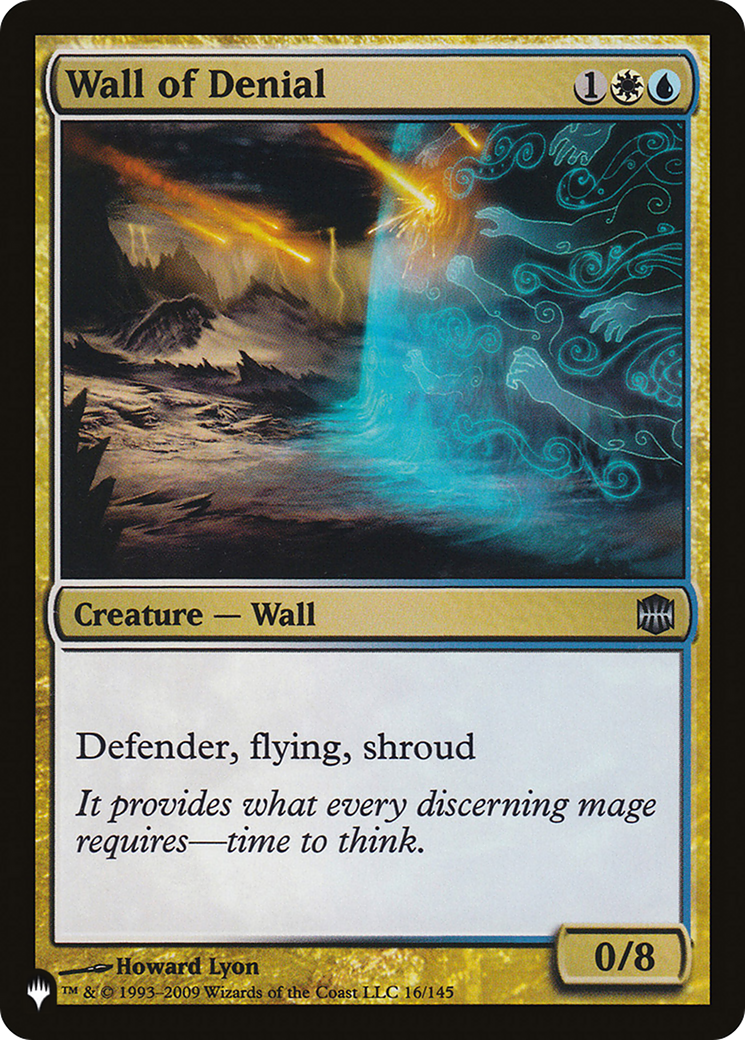 Wall of Denial (LIST-16/145) - The List