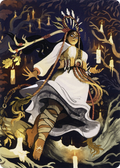 Candlegrove Witch // Candlegrove Witch (AMID-076) - Midnight Hunt Art Series (Borderless)