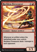 Reckless Fireweaver (KLR-141) - Kaladesh Remastered