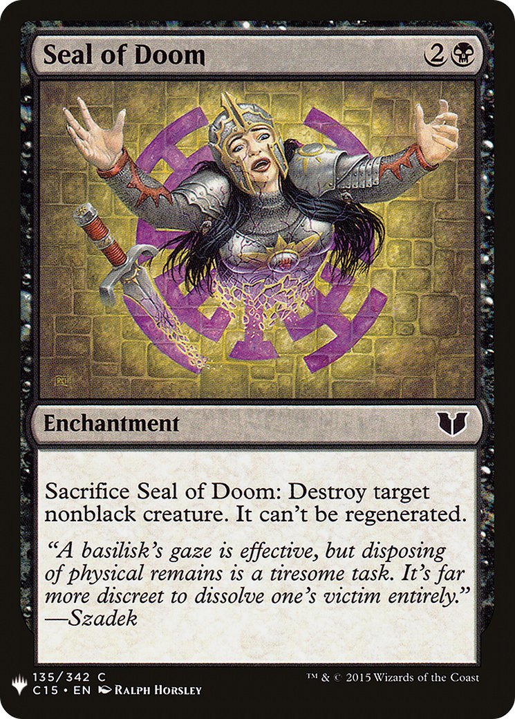 Seal of Doom (LIST-135) - The List