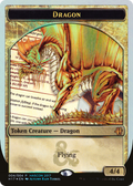 Dragon Token (Gold) (MEDIA-004) - HasCon 2017 Foil