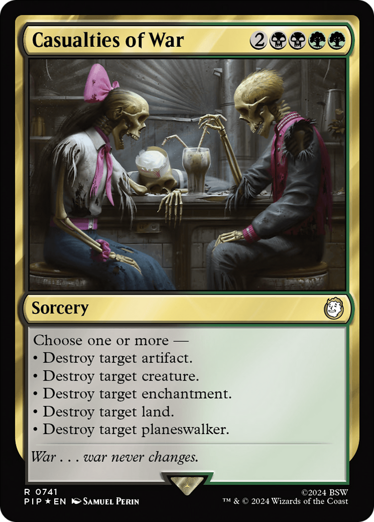 Casualties of War (Surge Foil) (PIP-741) - Fallout Foil