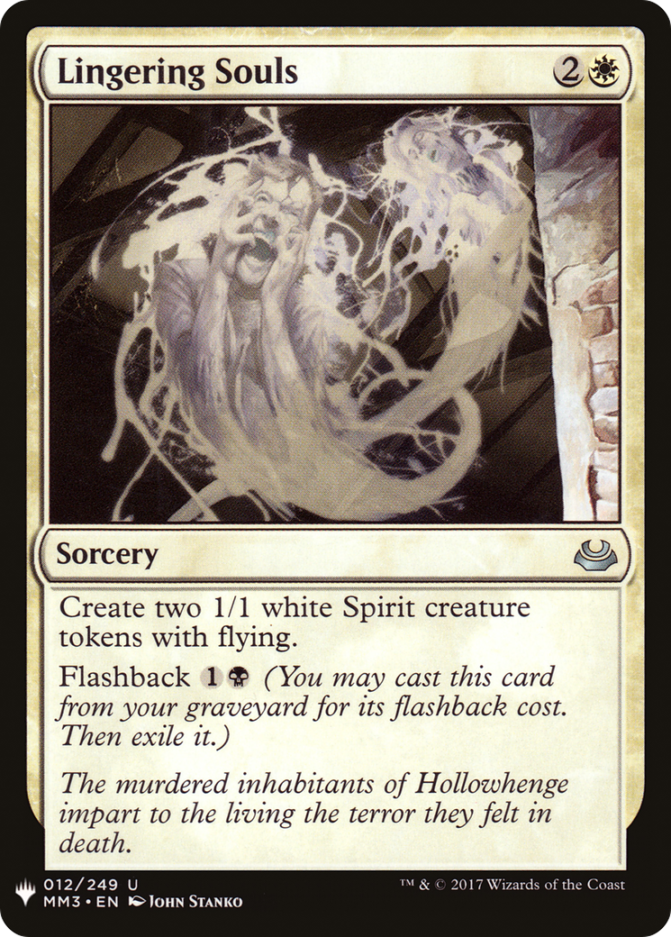 Lingering Souls (LIST-012) - The List
