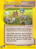 Town Volunteers 136  - Reverse Holofoil Aquapolis - Uncommon