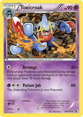 Toxicroak  - Reverse Holofoil Legendary Treasures - Rare