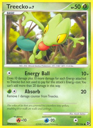 Treecko  - Reverse Holofoil Great Encounters - Common