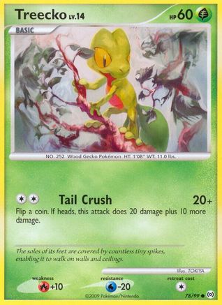 Treecko (78) (78) 078  - Reverse Holofoil Arceus - Common