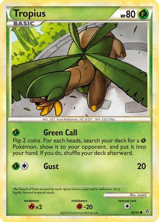 Tropius  - Reverse Holofoil Unleashed - Common