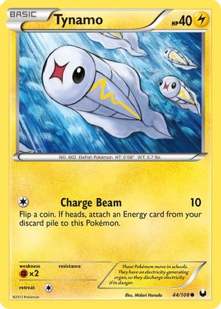 Tynamo (44)  - Reverse Holofoil Dark Explorers - Common