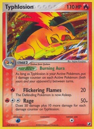 Typhlosion  - Reverse Holofoil Unseen Forces - Holo Rare