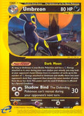 Umbreon  - Reverse Holofoil Aquapolis - Rare
