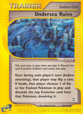 Undersea Ruins  - Reverse Holofoil Aquapolis - Uncommon