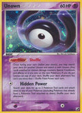 Unown (H)  - Holofoil Unseen Forces - Holo Rare