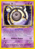 Unown [M] 049  - 1st Edition Neo Discovery - Uncommon