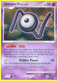 Unown [N] 069  - Reverse Holofoil Secret Wonders - Uncommon