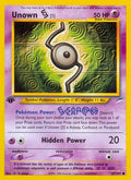 Unown [S] 087  - 1st Edition Neo Destiny - Common