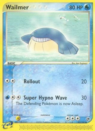 Wailmer 083  - Reverse Holofoil Sandstorm - Common