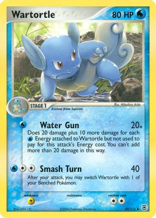 Wartortle  - Reverse Holofoil FireRed & LeafGreen - Uncommon