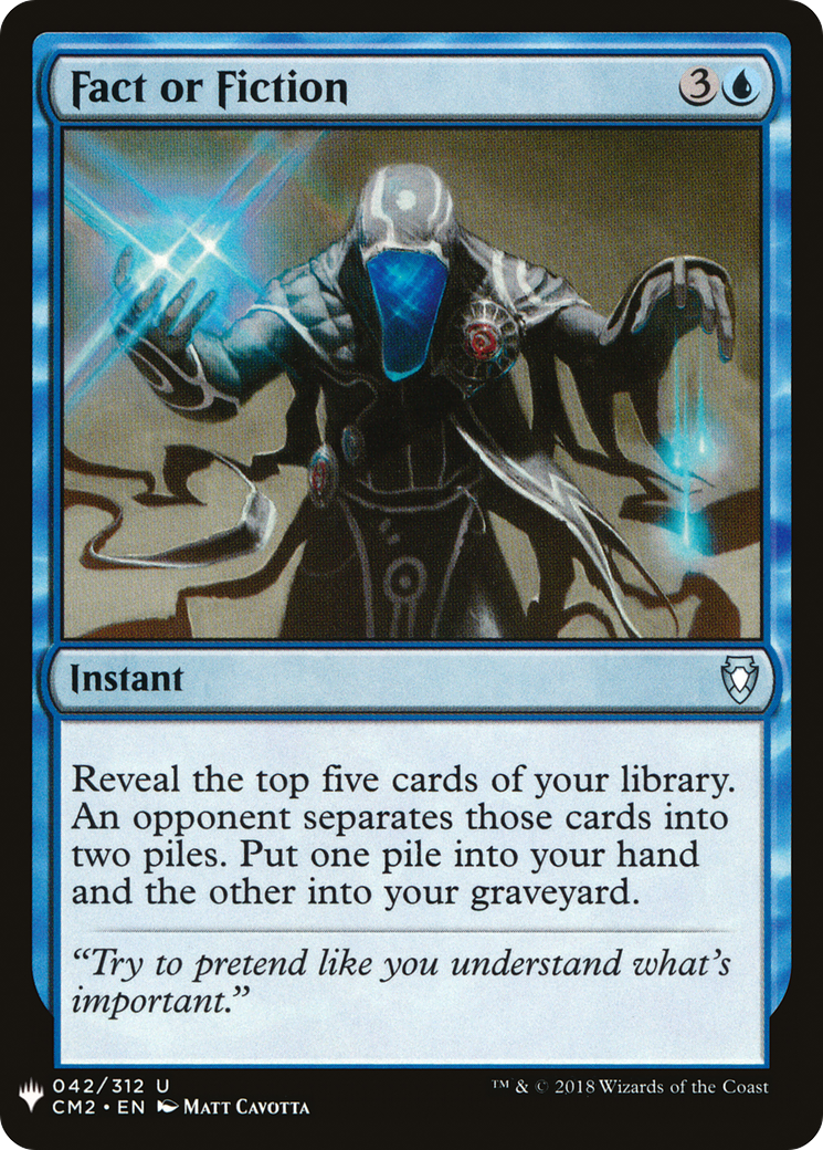 Fact or Fiction (CM2) (LIST-042) - The List