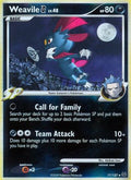 Weavile G  - Reverse Holofoil Platinum - Holo Rare