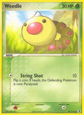 Weedle 087  - Reverse Holofoil Delta Species - Common