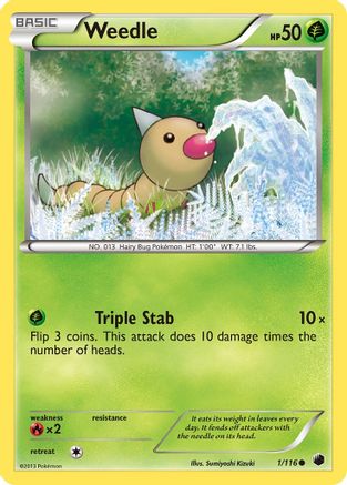Weedle/116  Plasma Freeze - Common