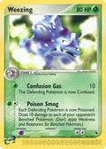 Weezing 024  - Reverse Holofoil Ruby and Sapphire - Rare