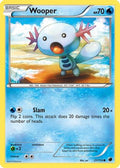 Wooper 021  - Reverse Holofoil Plasma Freeze - Common