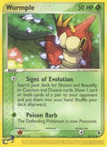 Wurmple/109  - Reverse Holofoil Ruby and Sapphire - Common