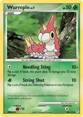 Wurmple 104  - Reverse Holofoil Diamond and Pearl - Common
