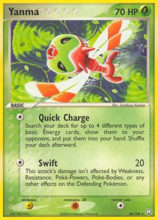 Yanma 028  Team Rocket Returns - Rare