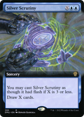 Silver Scrutiny (Extended Art) (DMU-395) - Dominaria United: (Extended Art)