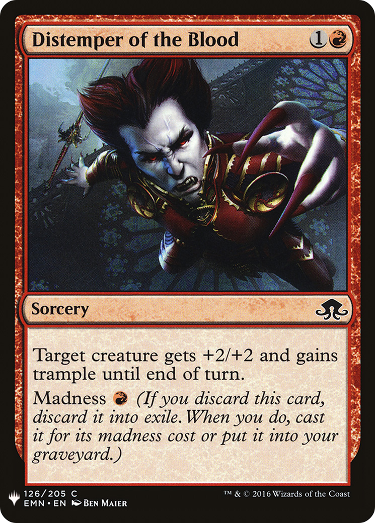 Distemper of the Blood (LIST-126) - The List